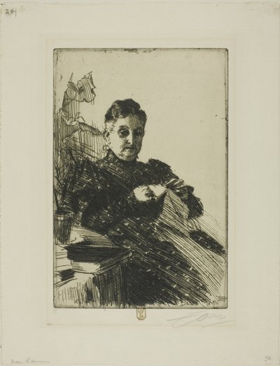 Mme Lamm II av Anders Leonard Zorn