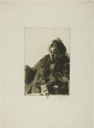 Fru Simon II av Anders Leonard Zorn