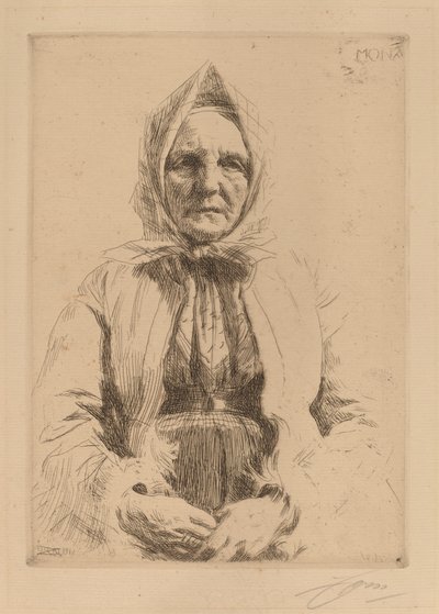 Mona av Anders Leonard Zorn