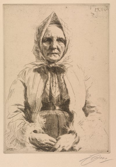 Mona av Anders Leonard Zorn