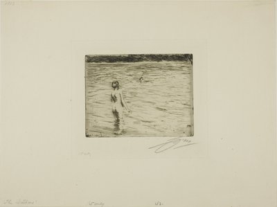 Mamma badar av Anders Leonard Zorn