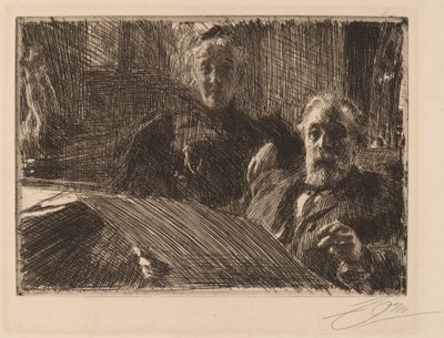 Herr och fru Furstenburg av Anders Leonard Zorn