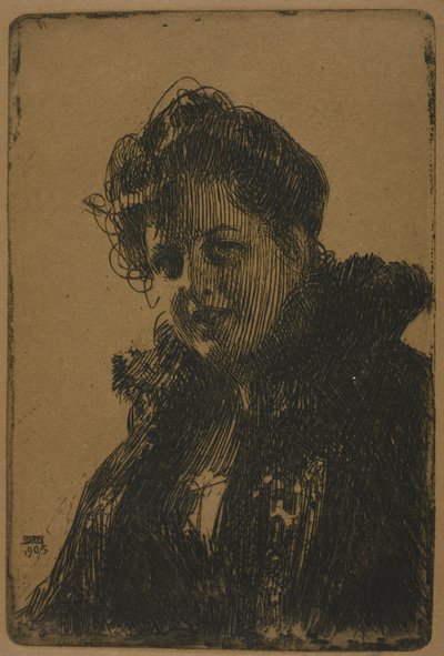 Mrs. Granberg av Anders Leonard Zorn