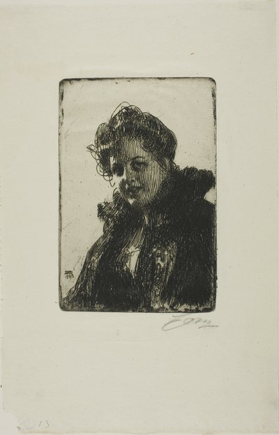 Mrs. Granberg av Anders Leonard Zorn