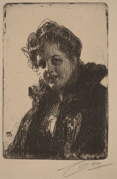 Fru Granberg av Anders Zorn