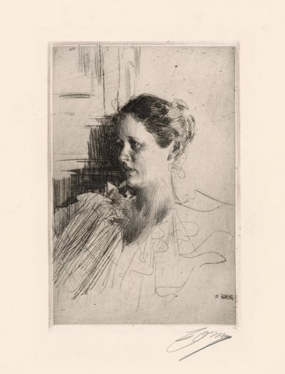 Fru Nagel av Anders Leonard Zorn