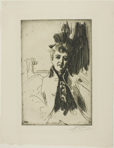 Mrs. Potter Palmer av Anders Leonard Zorn