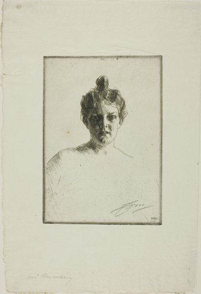 Fru Runeberg av Anders Leonard Zorn