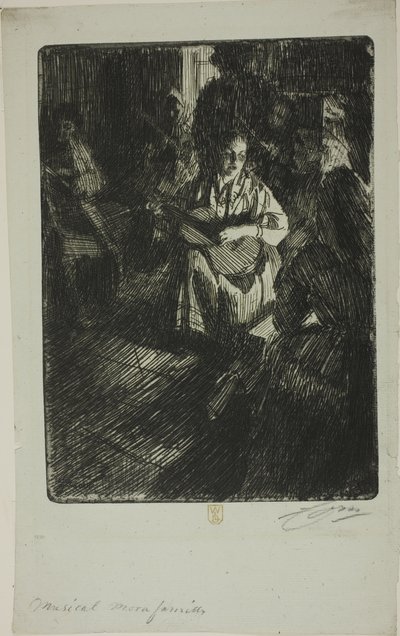 Familjemusik av Anders Leonard Zorn