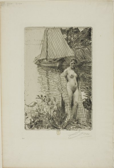 Min modell och min båt av Anders Leonard Zorn