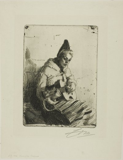 Gamla Ballad II av Anders Leonard Zorn