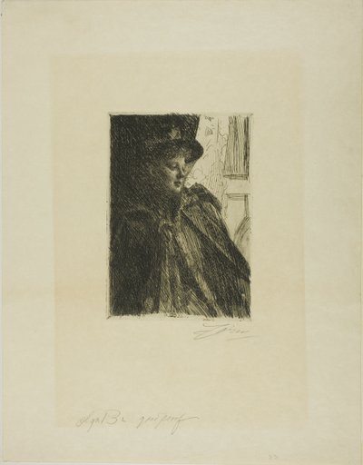 Olga Bratt av Anders Leonard Zorn