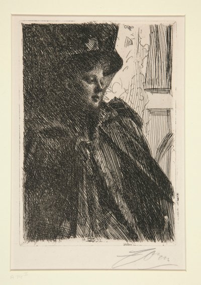 Olga Bratt av Anders Leonard Zorn