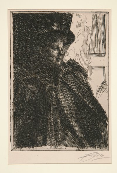 Olga Bratt av Anders Leonard Zorn