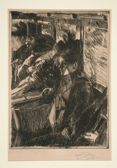Omnibus av Anders Leonard Zorn