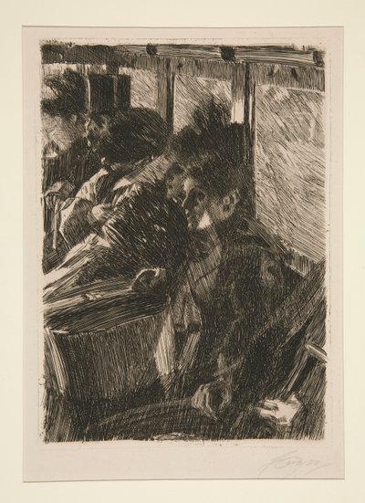 Omnibus av Anders Leonard Zorn