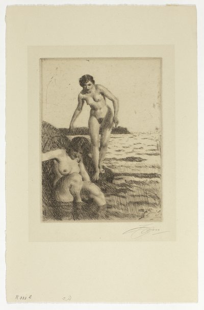 On Hemsö Island av Anders Leonard Zorn