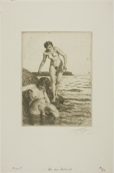 On Hemsö Island av Anders Leonard Zorn
