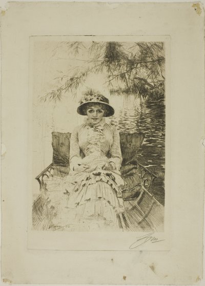 På Themsen av Anders Leonard Zorn