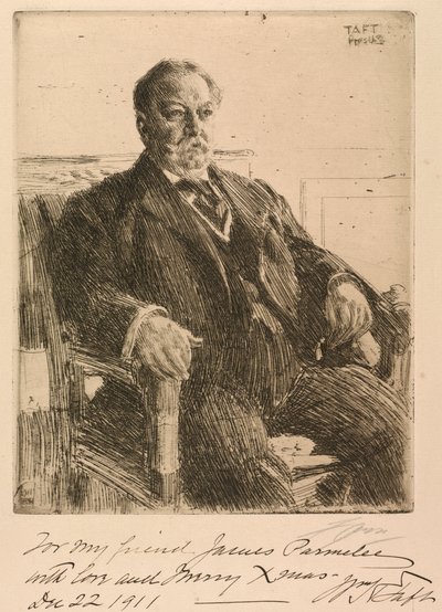 President William Howard Taft av Anders Leonard Zorn