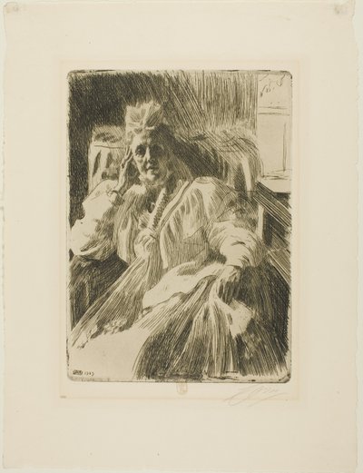 Drottning Sofia av Anders Leonard Zorn