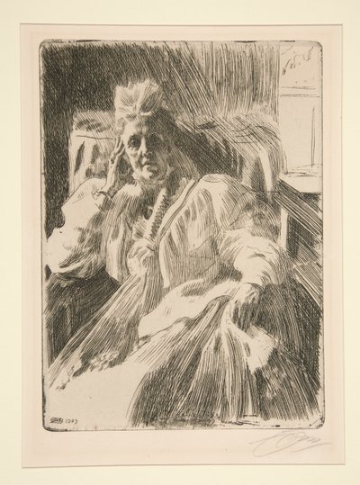 Drottning Sofia av Anders Leonard Zorn