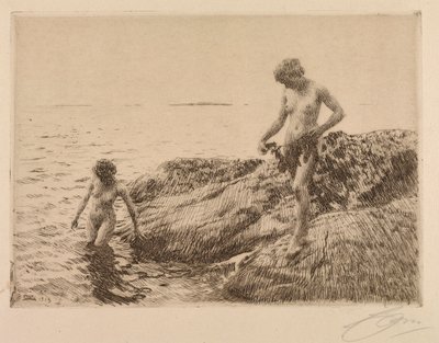Seaward Skerries av Anders Leonard Zorn