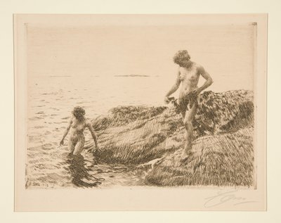Skär mot havet av Anders Zorn