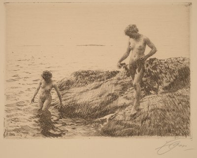 Skär mot havet av Anders Zorn