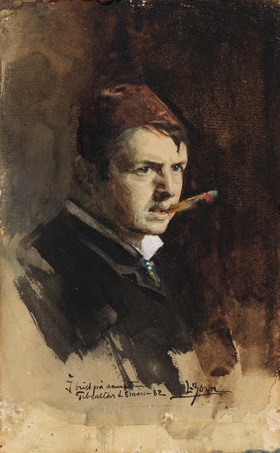 Självporträtt av Anders Zorn