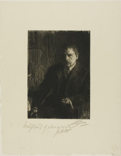 Självporträtt 1904 I av Anders Leonard Zorn
