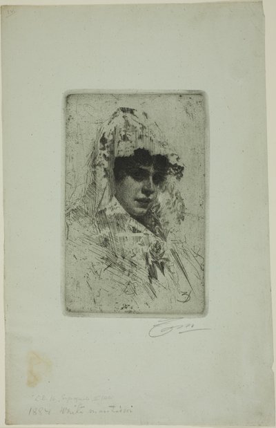 Spansk kvinna av Anders Leonard Zorn