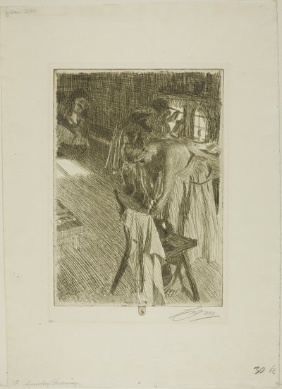 Söndag morgon av Anders Leonard Zorn