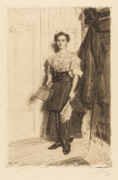 Städerskan av Anders Zorn