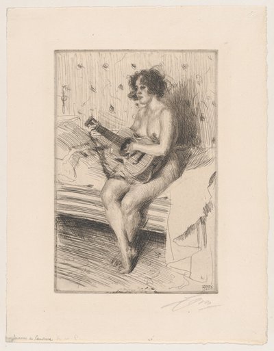 Gitarristen av Anders Zorn