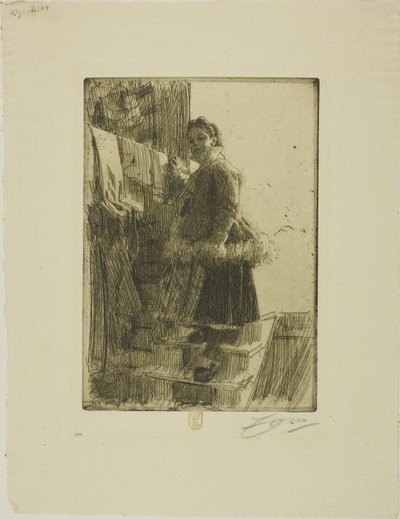 Förrådet av Anders Leonard Zorn