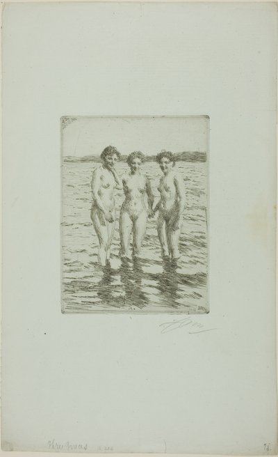 De tre nåderna av Anders Leonard Zorn