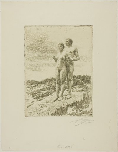 De två av Anders Leonard Zorn