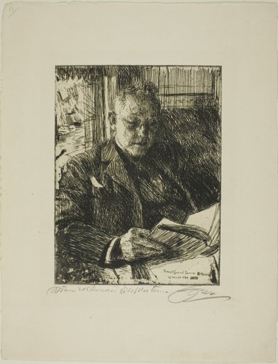 Traveling Companion (Mr. Ch. Deering) av Anders Leonard Zorn