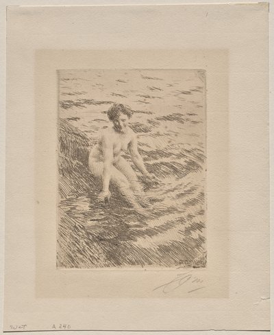 Våt av Anders Leonard Zorn