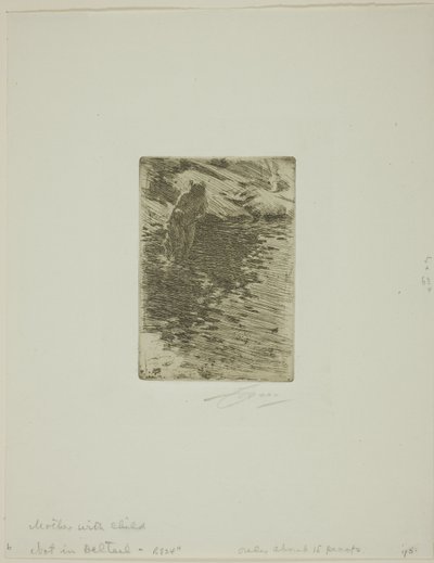 Med sitt barn av Anders Leonard Zorn