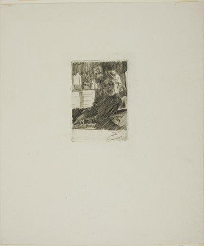 Ung norrman vid pianot av Anders Leonard Zorn