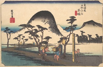 Hiratsuka, Nawate eller? 1834. , mygga. 1834. av Ando Hiroshige