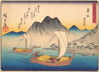 Maisaka, från serien The Fifty-three Stations of the Tokaido Road, tidigt 1900-tal. av Ando Hiroshige
