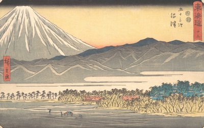 Numazu, liksom 1840., ca. 1840. av Ando Hiroshige