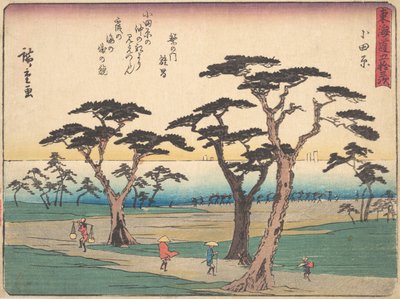 Odawara, ca. 1838., ca. 1838. av Ando Hiroshige