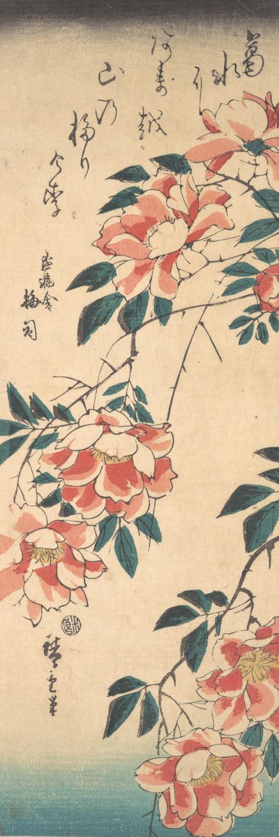 Rosor, ca. 1843., ca. 1843. av Ando Hiroshige