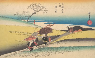 Yase no Sato, ca. 1834., ca. 1834. av Ando Hiroshige