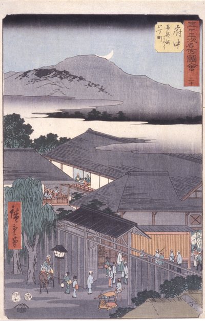 F dig ut av Ando or Utagawa Hiroshige