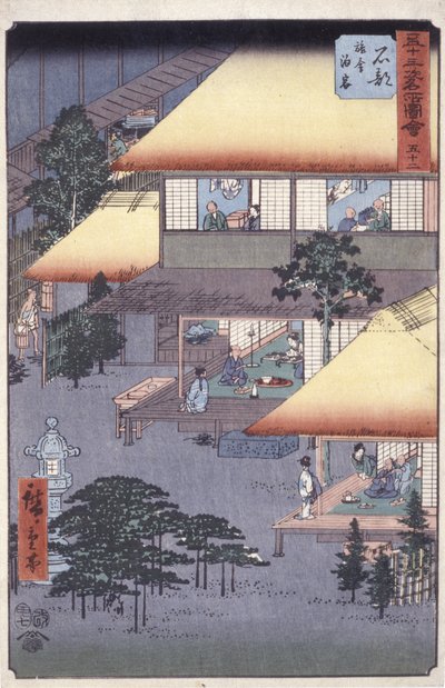 Ishiba av Ando or Utagawa Hiroshige